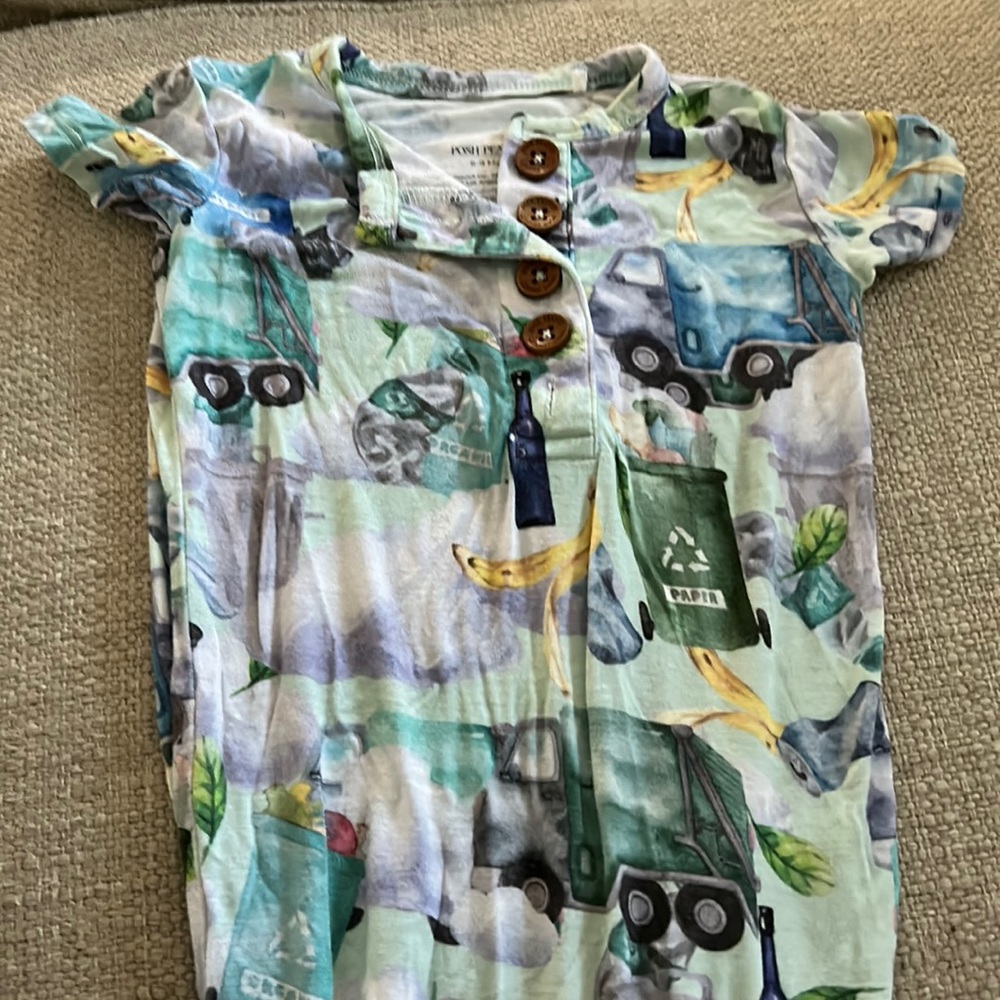 Posh peanut boy, one piece outfit 6 to 9 months